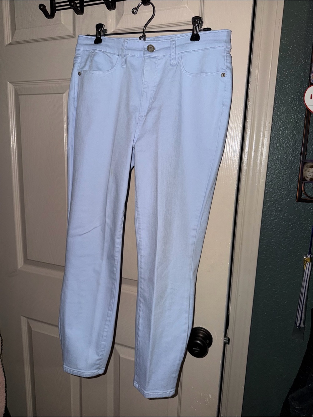 Talbots Pale Blue High Waist Jegging Crop